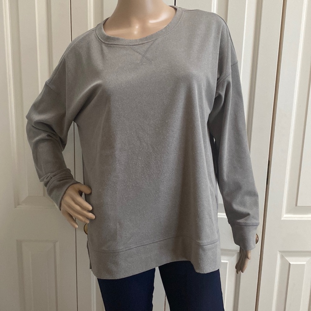 32 Degree Heat Womens L Grey Pull Over Sweatshirt